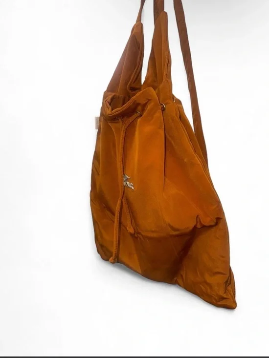 Rust Orange Drawstring Backpack - Picture 6 of 6